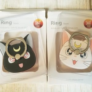 Sailor Moon Luna Cat Cellphone Accessory Ring